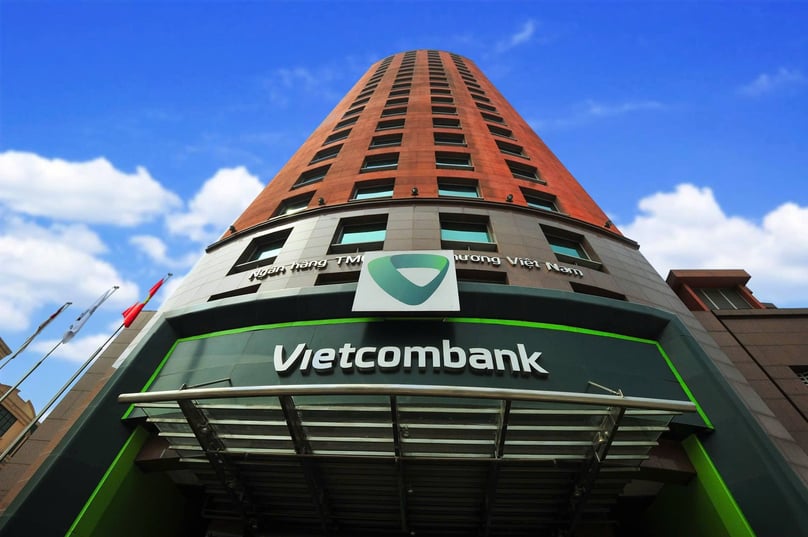 The headquarters of Vietcombank in Hanoi. Photo courtesy of the bank.