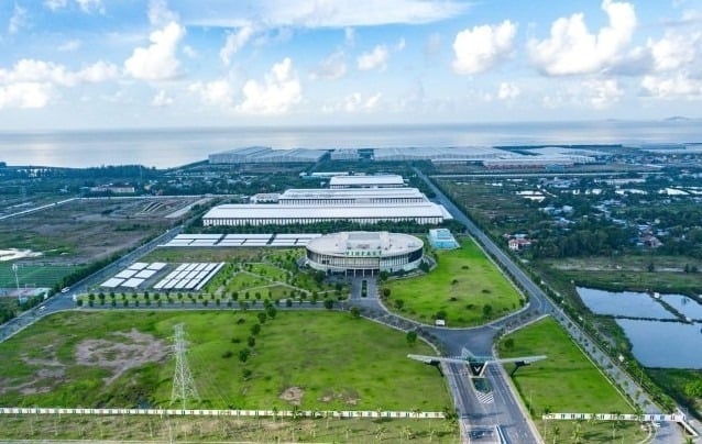 VinFast automobile plant on Cat Hai island, Hai Phong city, northern Vietnam. Photo courtesy of HEZA.