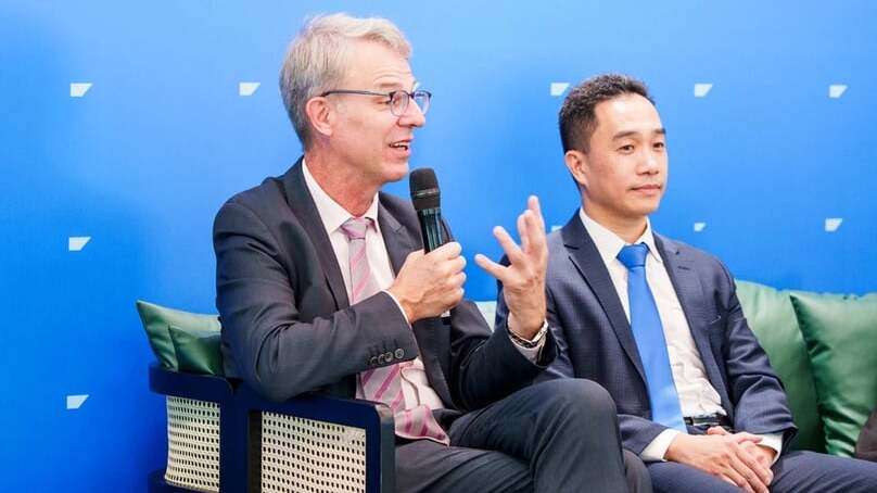 SAP leaders at the launch event of the research center in Vietnam, August 7, 2025. Photo courtesy of SAP.