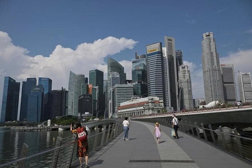 Singapore's GDP growth in Q1/2025 was 4.1%. Photo courtesy of straitstimes.com.