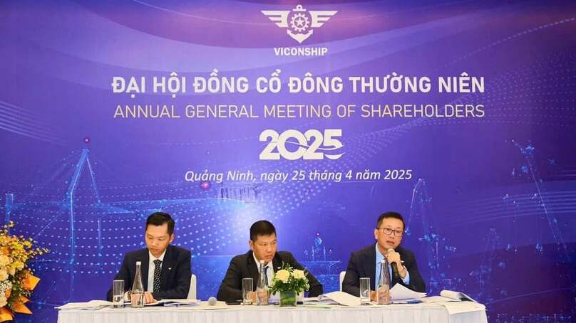 At the 2025 AGM of Viconship in Quang Ninh province on April 25, 2025. Photo courtesy of the company.