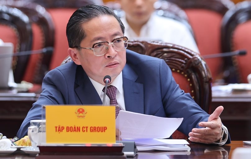Tran Kim Chung, chairman of CT Group. Photo courtesy of the government's news portal.
