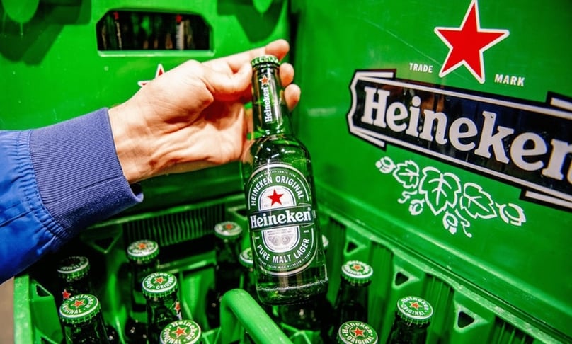 Heineken beer bottles. Photo courtesy of Heineken.