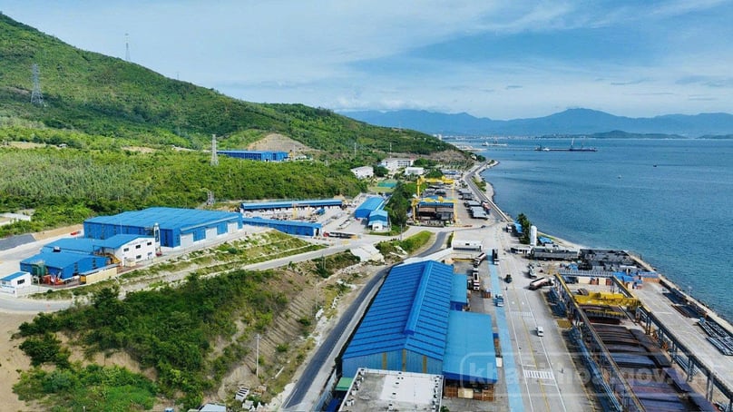 At HD Hyundai Vietnam Shipbuilding Co., Ltd. in Khanh Hoa province, central Vietnam. Photo courtesy of the province's news portal.