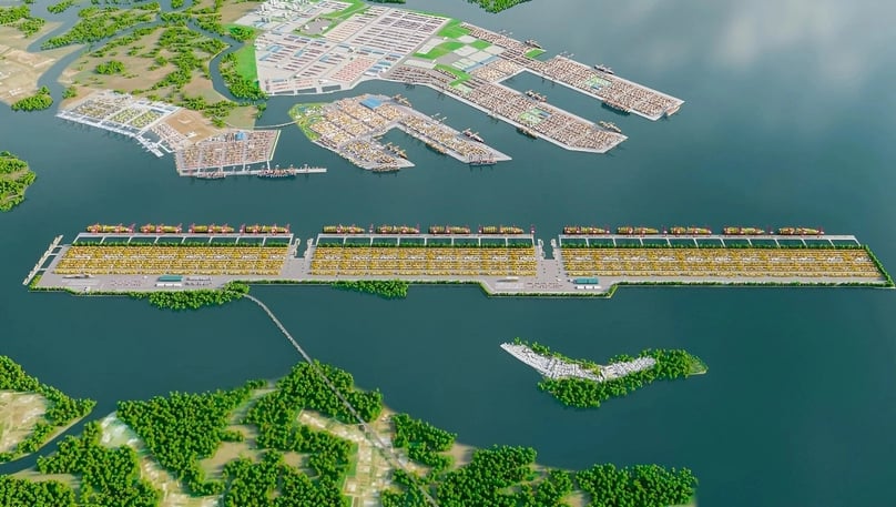 Illustration of Can Gio Port in Ho Chi Minh City. Photo courtesy of Thanh Nien (Young People) newspaper.