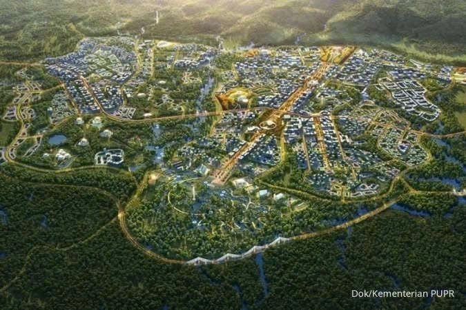 An illustration of Nusantara, the new capital of Indonesia. Photo courtesy of PURR.
