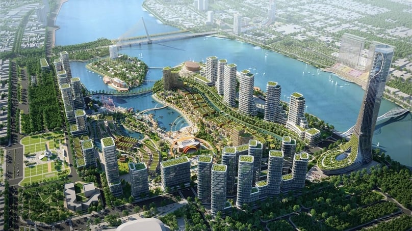 Illustration of Downtown Danang project. Photo courtesy of Sun Group.