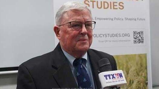 Emeritus Professor Carl Thayer from the University of New South Wales. Photo courtesy of VNA.