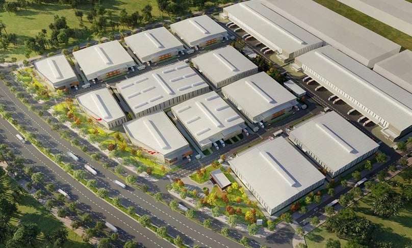 Illustration of an industrial park developed by Gelex Infrastructure. Photo courtesy of Gelex.