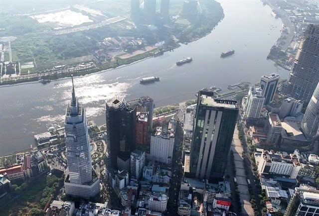 A corner of HCM City, opposite to the area where the IFC will be developed. Photo courtesy of VNA.