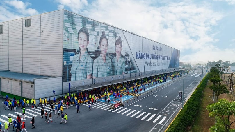 Samsung Electronics Vietnam Thai Nguyen factory in northern Vietnam. Photo courtesy of Samsung Vietnam.