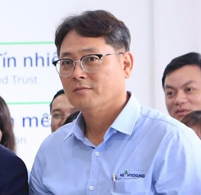 Park Jung-kon, CEO of HS Hyosung Quang Nam Co., Ltd. Photo by The Investor/Thanh Van.