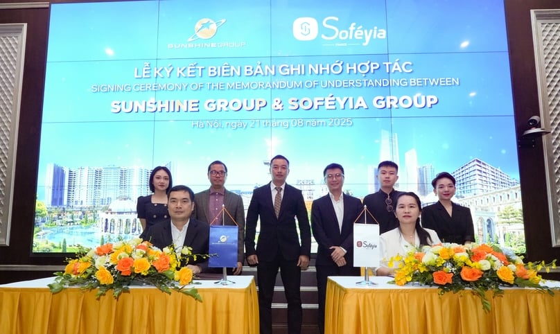 Leaders of Sunshine Group and Suofeiya sign an MoU for cooperation on August 21, 2025. Photo courtesy of Sunshine.
