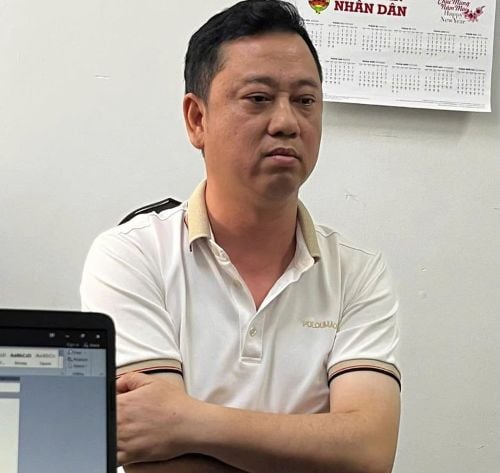 Truong Manh Ha, director of the Vung Tau general agency of Dai-ichi Life Vietnam. Photo courtesy of the police.