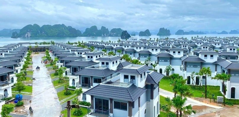 A high-end tourism and resort complex developed by CEO Group in Van Don, Quang Ninh province, northern Vietnam. Photo courtesy of CEO Group.