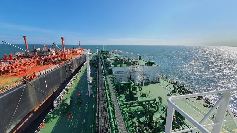 The floating LPG terminal ensures a stable and timely LPG supply for the northern market. Photo courtesy of PV Gas.