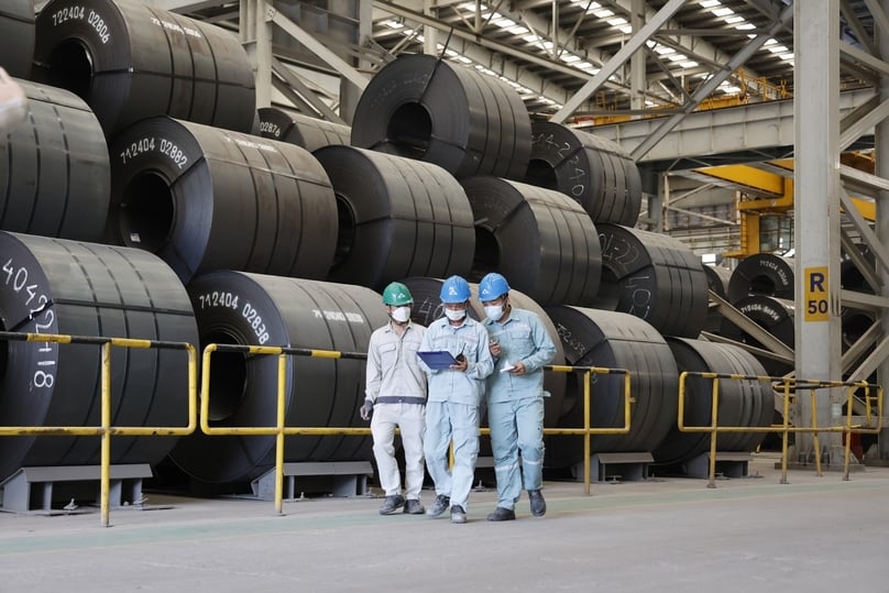 Steel produced by Hoa Phat Group. Photo courtesy of the firm.