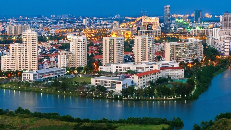 Phu My Hung urban area project in Ho Chi Minh City, southern Vietnam. Photo courtesy of the firm.