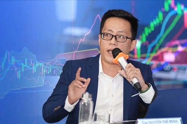 Nguyen The Minh, head of research & development for retail clients at Yuanta Securities Vietnam. Photo by The Investor/Hoa Khoa.