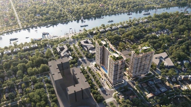An illustration of the Regal Complex project in Danang city, central Vietnam. Photo courtesy of Regal Group.