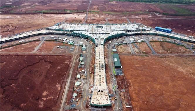 Long Thanh International Airport under construction. Photo courtesy of VNA.