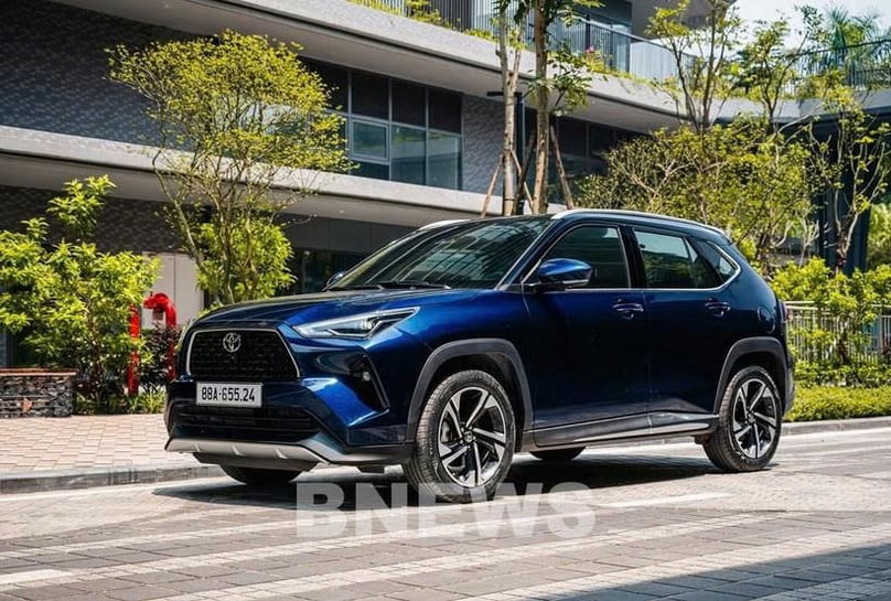 The Yaris Cross retains its lead in sales with 1,012 units in August, further confirming the robust appeal of the urban SUV segment. Photo courtesy of Vietnam News Agency.