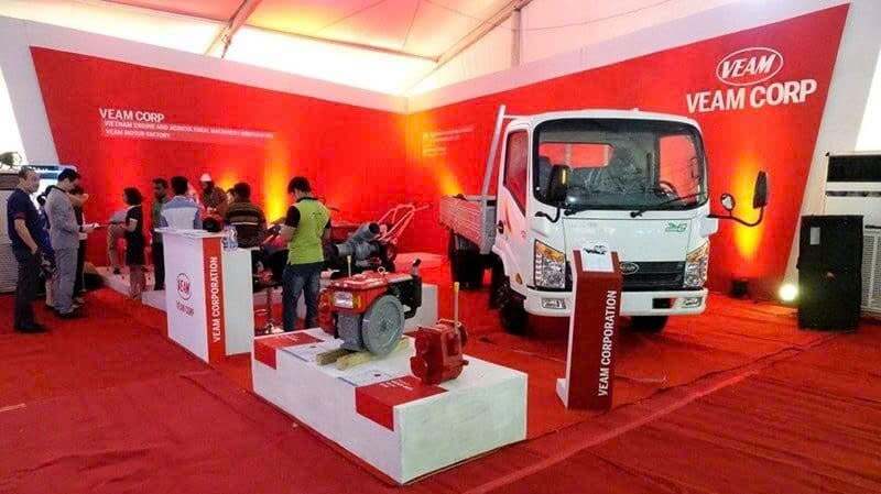 VEAM's products displayed at a fair. Photo courtesy of the company.
