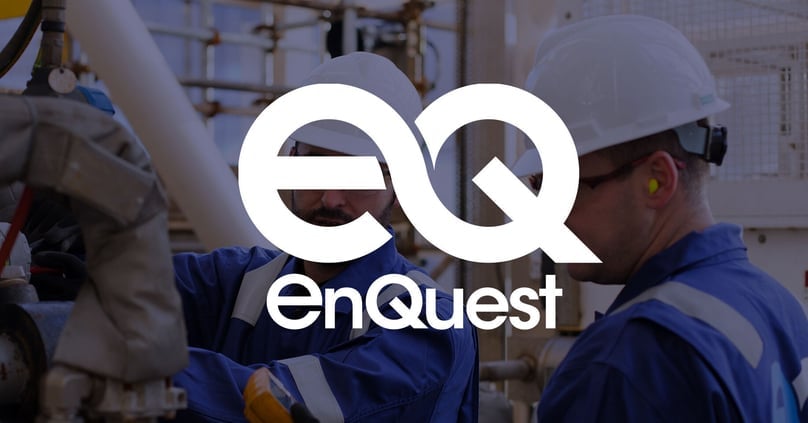 Logo of EnQuest. The company has completed the acquisition of Harbour Energy’s Vietnam business. Photo courtesy of the company.