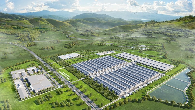 The Vinabeef Tam Dao beef farming and processing complex in Phu Tho province, northern Vietnam. Photo courtesy of JVL.