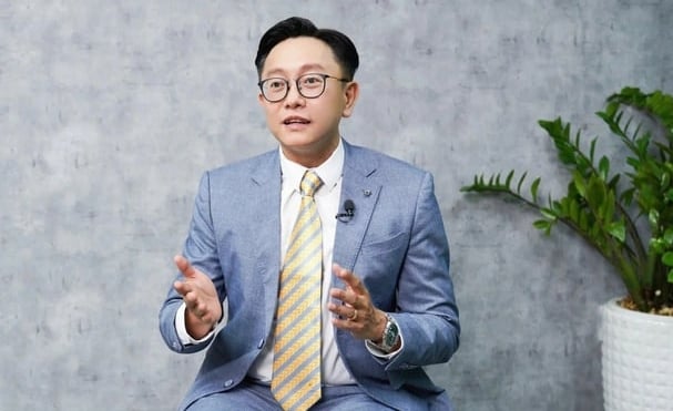 Huynh Tuan Khanh, CEO of KIM Vietnam Fund Management Company Limited. Photo courtesy of the Financial Street talk show.