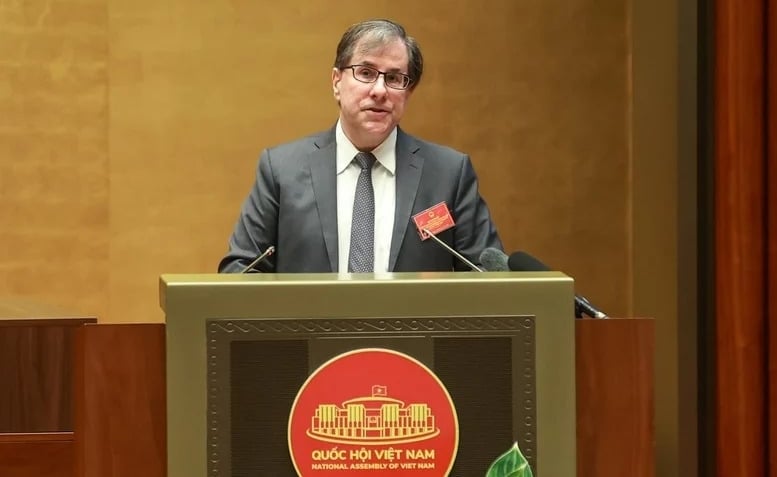 Michael Kokalari, chief economist at VinaCapital, Hanoi, June 30, 2026. Photo courtesy of the government's news portal.