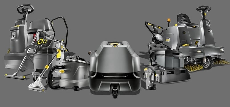 Some products displayed on Karcher's website.