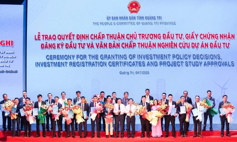 Quang Tri province authorities grant approvals for 33 projects worth about $7.7 billion, July 4, 2026. Photo by The Investor/Dinh Duy.