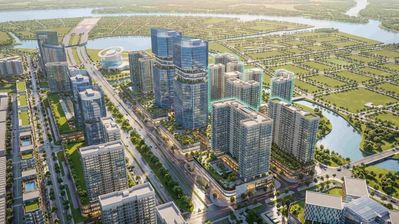 Illustration of Sala urban project in HCMC. Photo courtesy of Thaco.
