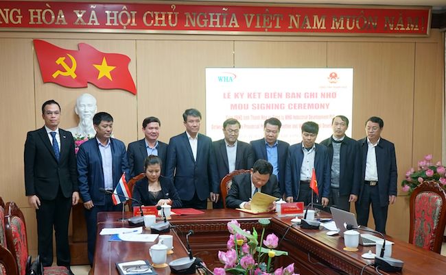 WHA signs MoU to develop 2 industrial zones in Thanh Hoa province