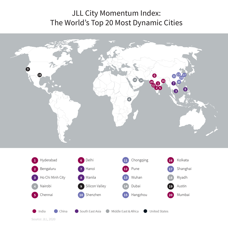 Ho Chi Minh City and Hanoi in top ten most dynamic city in the world