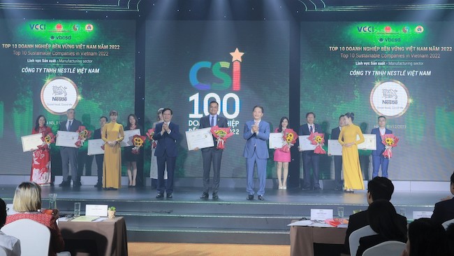 Nestlé again named the most sustainable business in Vietnam