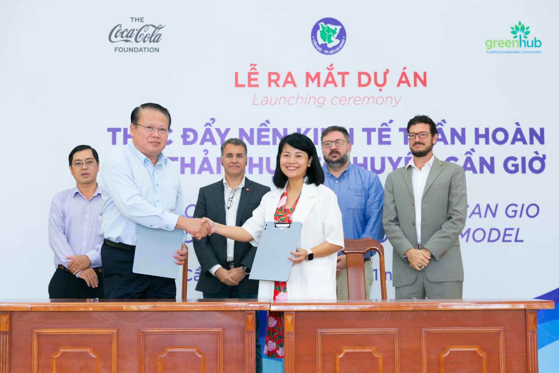 Coca-Cola Foundation, Duy Tan Plastics joined plastic waste management project in Can Gio