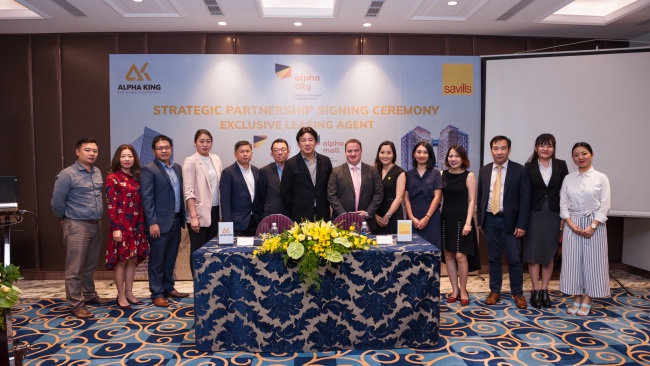 Aplha King appointed Savills Vietnam as its properties' exclusive leasing agency