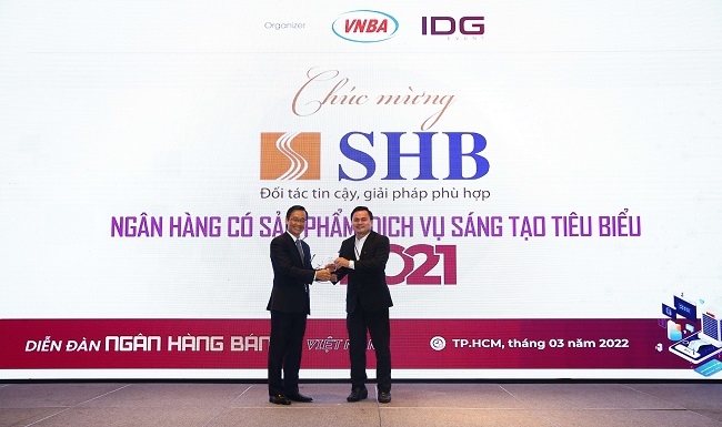 SHB tiếp tục thắng lớn trong lễ trao giải ngân hàng Việt Nam tiêu biểu 2021