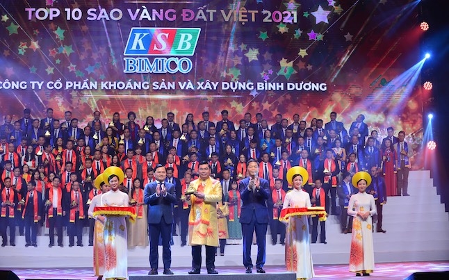 KSB được vinh danh ở top 10 Sao vàng Đất Việt năm 2021