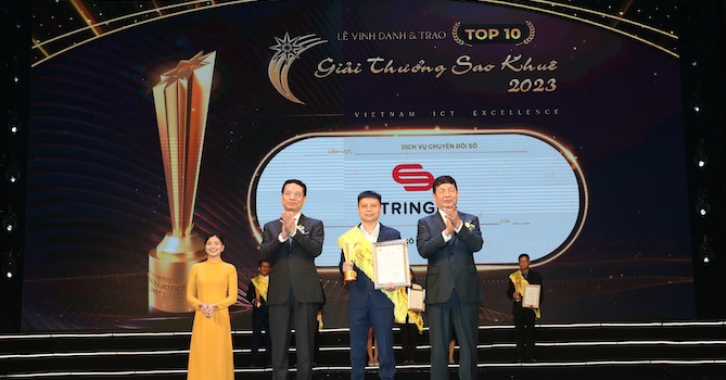 Stringee xuất sắc đạt Top 10 Sao Khuê 2023