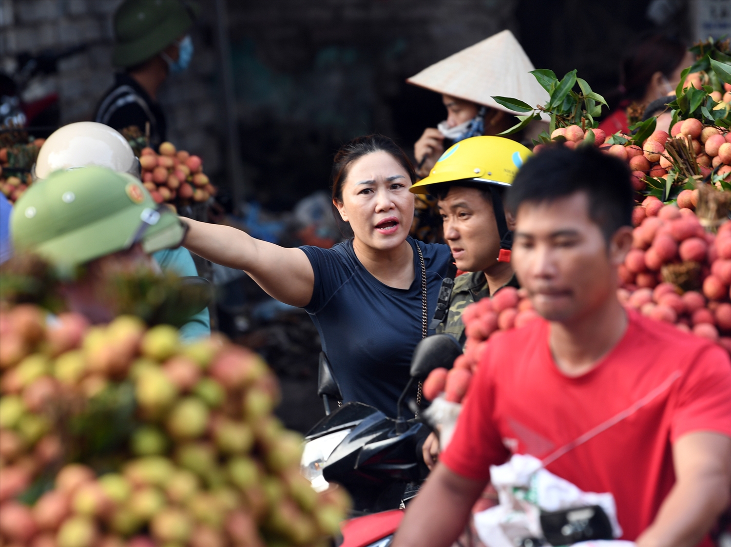 Thủ phủ vải Thiều Lục Ngạn tấp nập dù mới đầu vụ thu hoạch 8