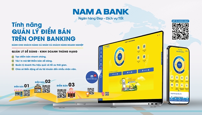 Nam A Bank tiên phong triển khai tính năng quản lý điểm bán 1