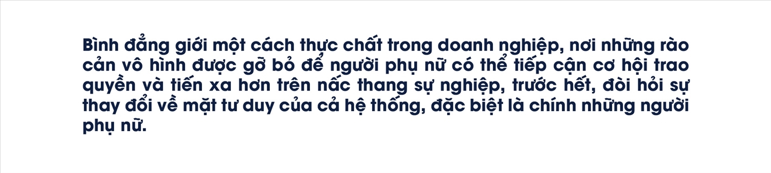 Gỡ rào cản vô hình trên con đường thăng tiến của nữ lãnh đạo 1