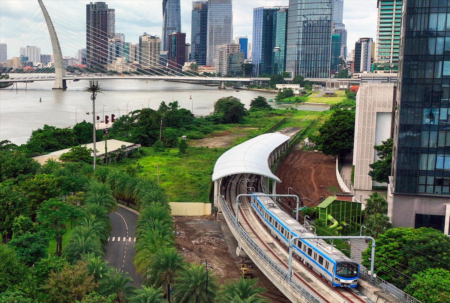 Metro số 1 Bến Thành - Suối Tiên chạy thử nghiệm toàn tuyến. 5