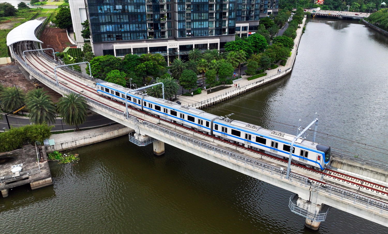 Metro số 1 Bến Thành - Suối Tiên chạy thử nghiệm toàn tuyến. 10