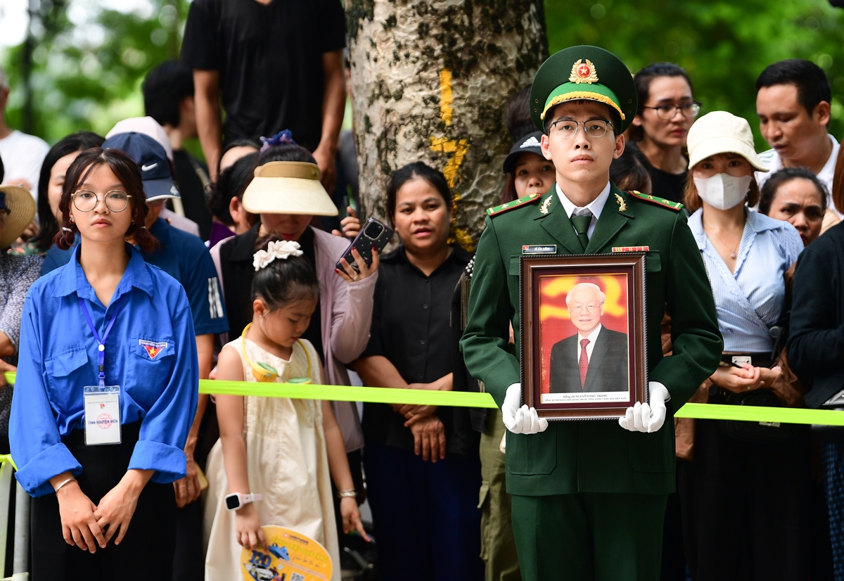 Lễ truy điệu và an táng Tổng Bí thư Nguyễn Phú Trọng. 13