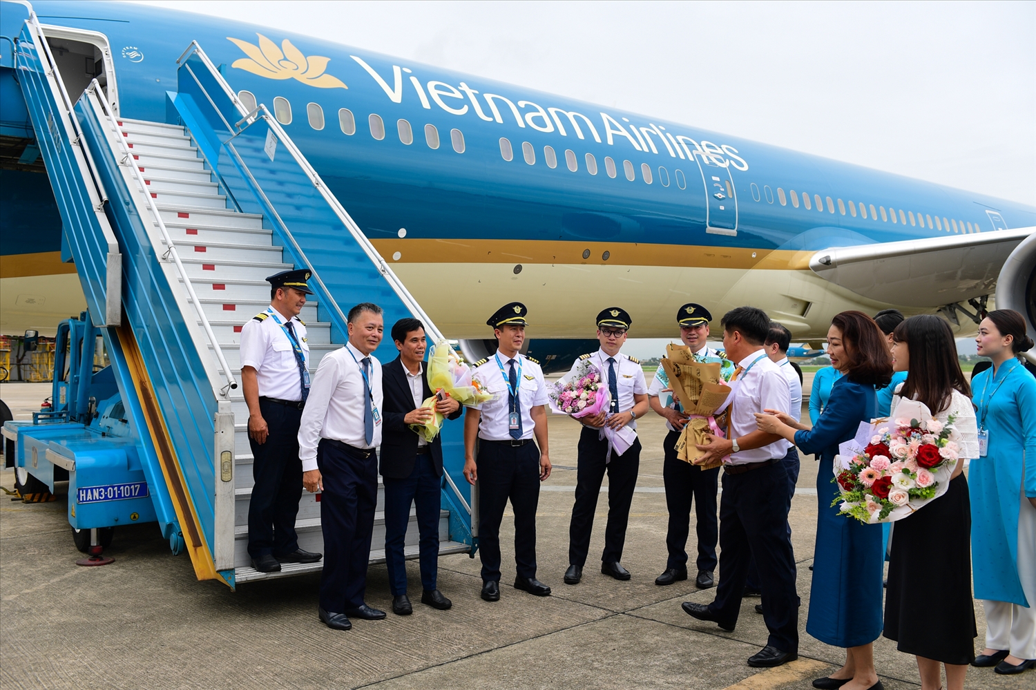 Vietnam Airlines đón chiếc Boeing 787-10 thứ 5, nâng tổng số máy bay thân rộng lên 30 chiếc.  12