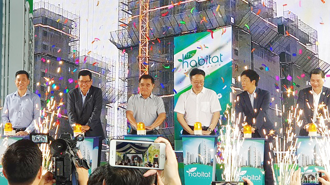 Cất nóc dự án The Habitat giai đoạn 2